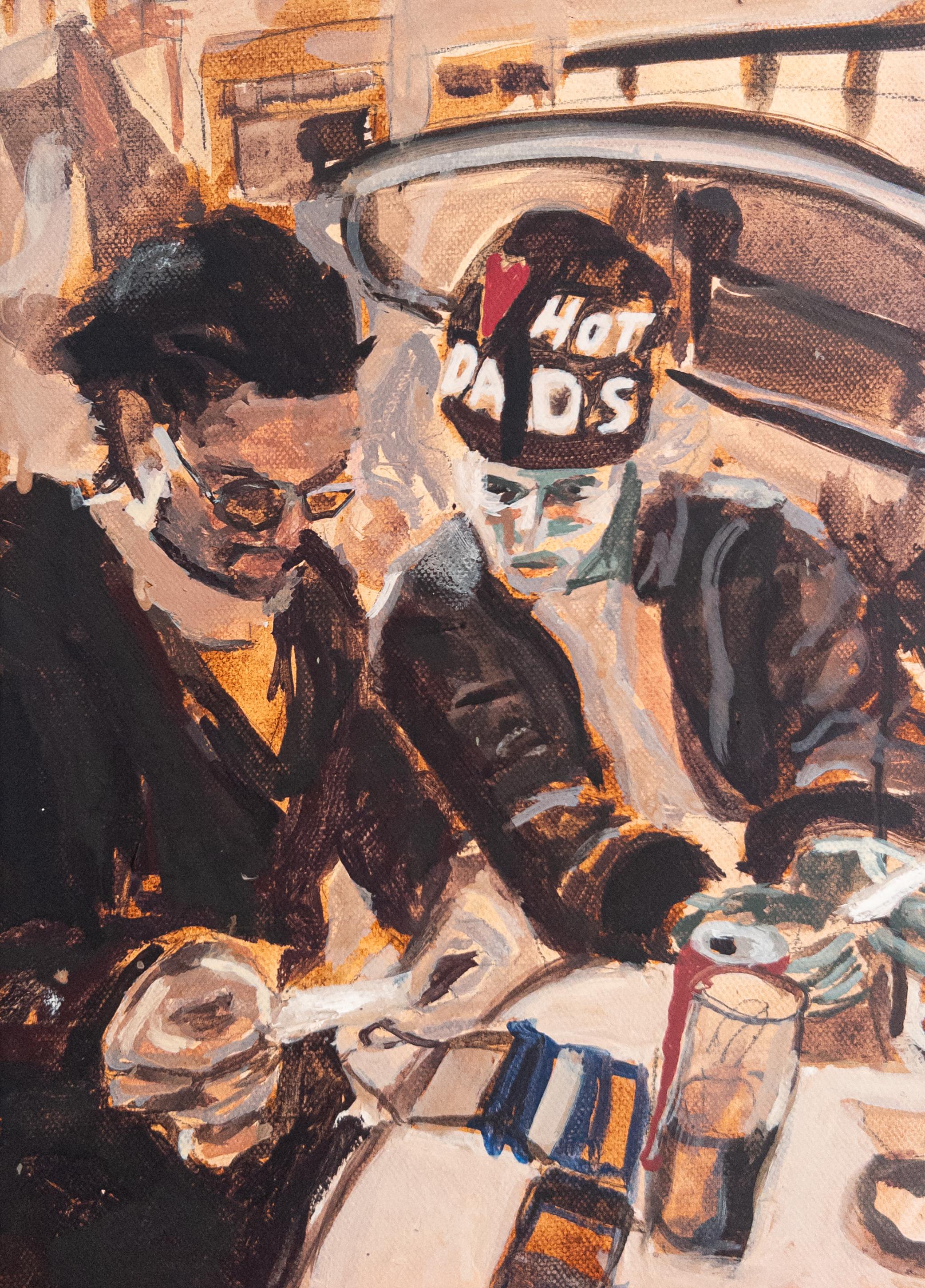 Study: rolling a cigarette by Marcelino Hooi